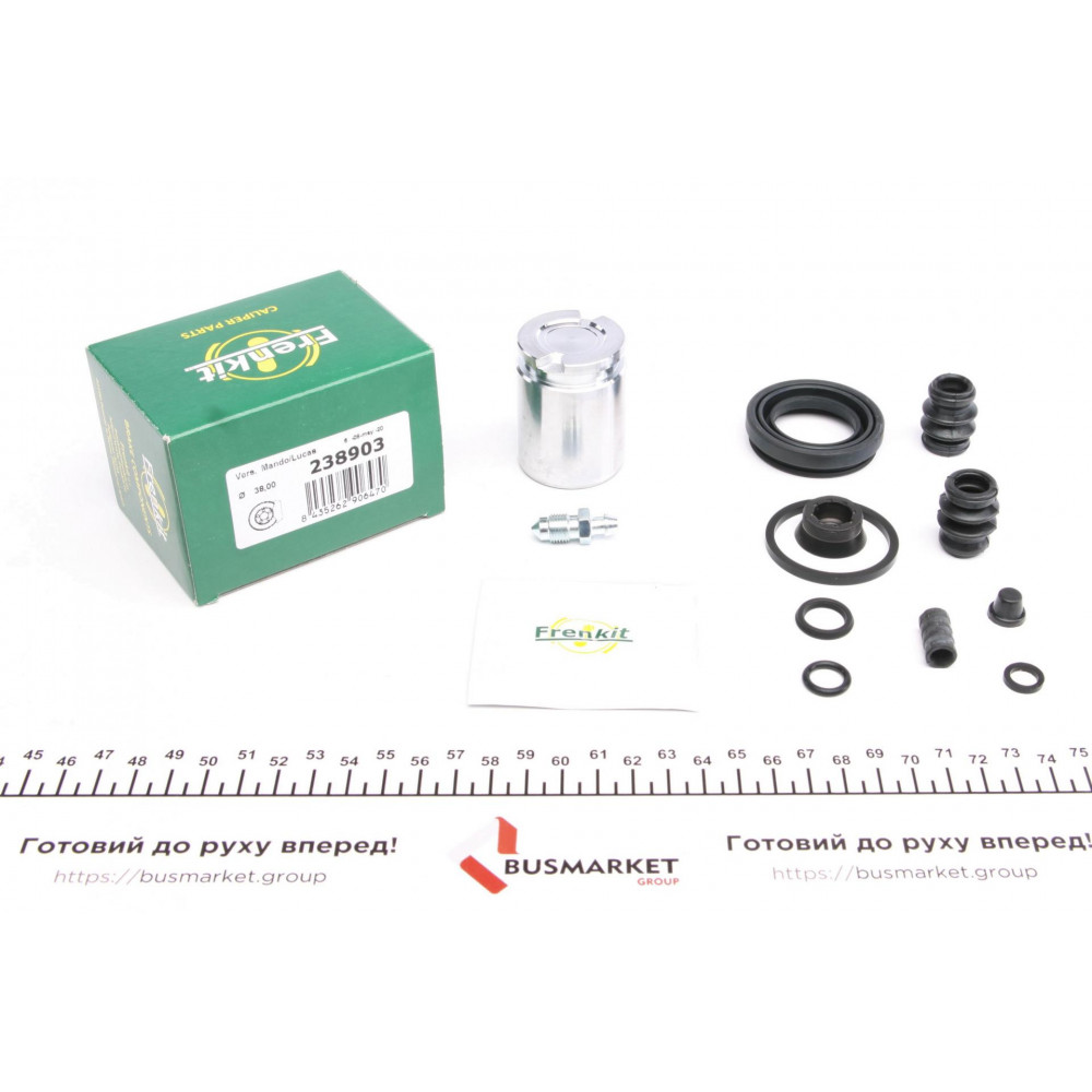 Ремкомплект супорта (заднього) Nissan Primera/Almera 96-11 (d=38mm) (+поршень) (Lucas/Trw)