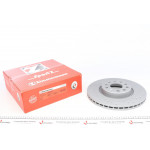 Диск гальмівний (передній) VW Caddy III 04- (312x25) (з покриттям) (з отворами) (вент.) 