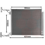 Радіатор кондиціонера Nissan Qashqai/X-Trail/Renault Kadjar 13- 