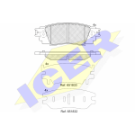 Колодки гальмівні (задні) Toyota Camry 17-/Rav4/Lexus ES/UX 18-/RX 15- 