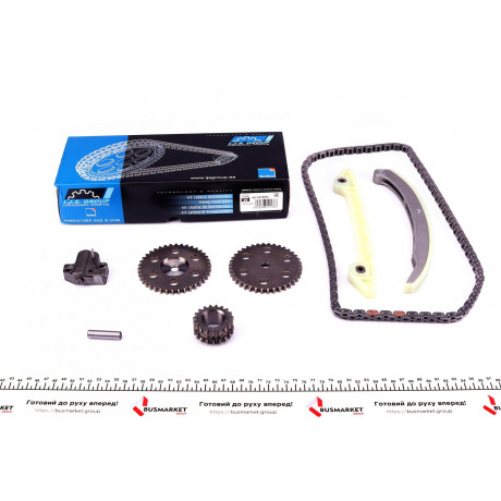 Комплект ланцюга ГРМ Ford Focus/Mazda 6 1.8-2.0 03-12 (ланцюг, натяжник, шестерня)