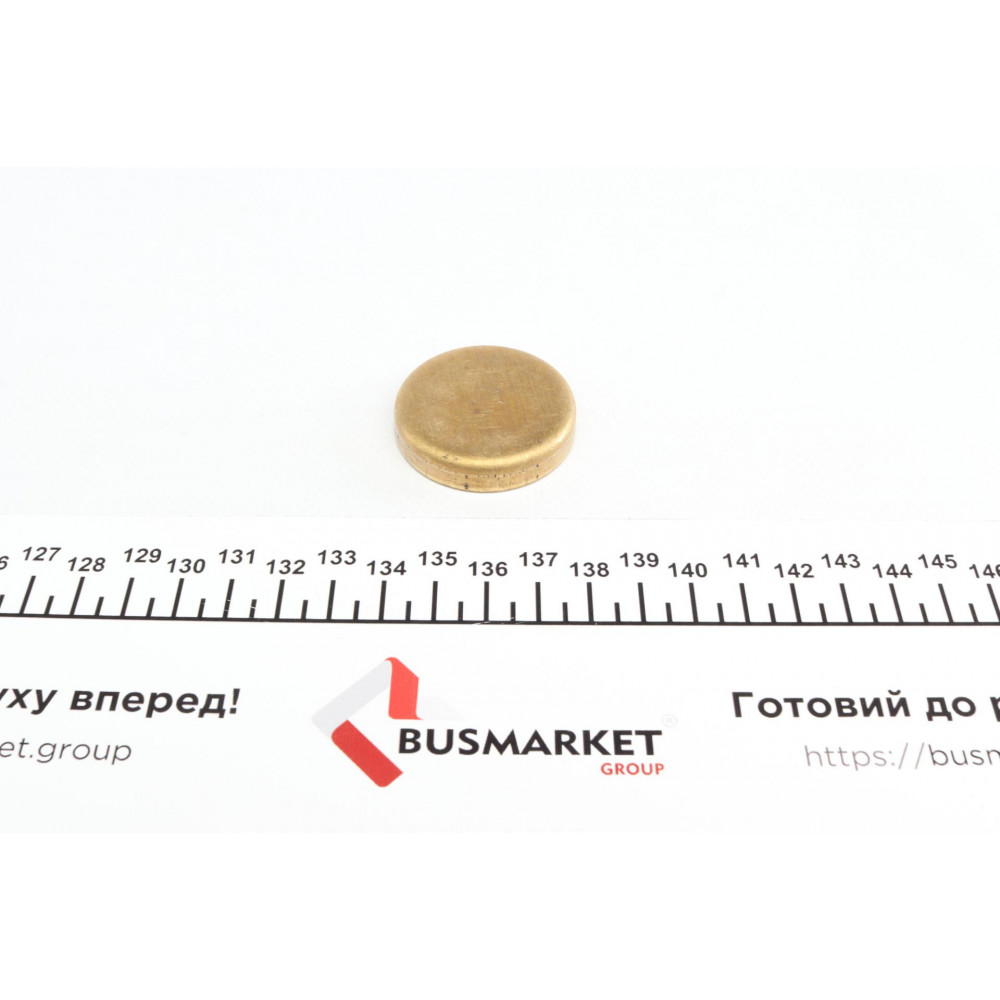Заглушка блоку циліндрів (d=39.5mm) Латунь/Brass