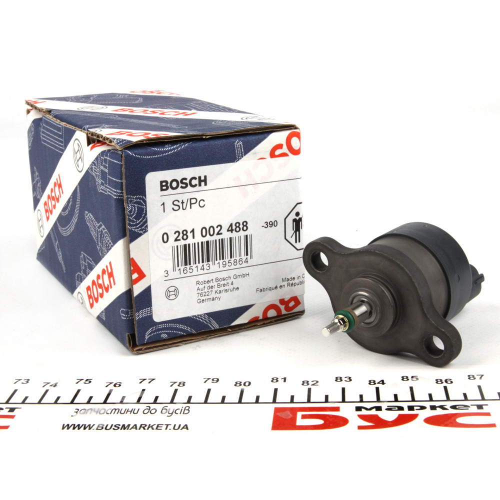 Клапан редукційний рейки паливної Fiat Doblo 1.9JTD -05