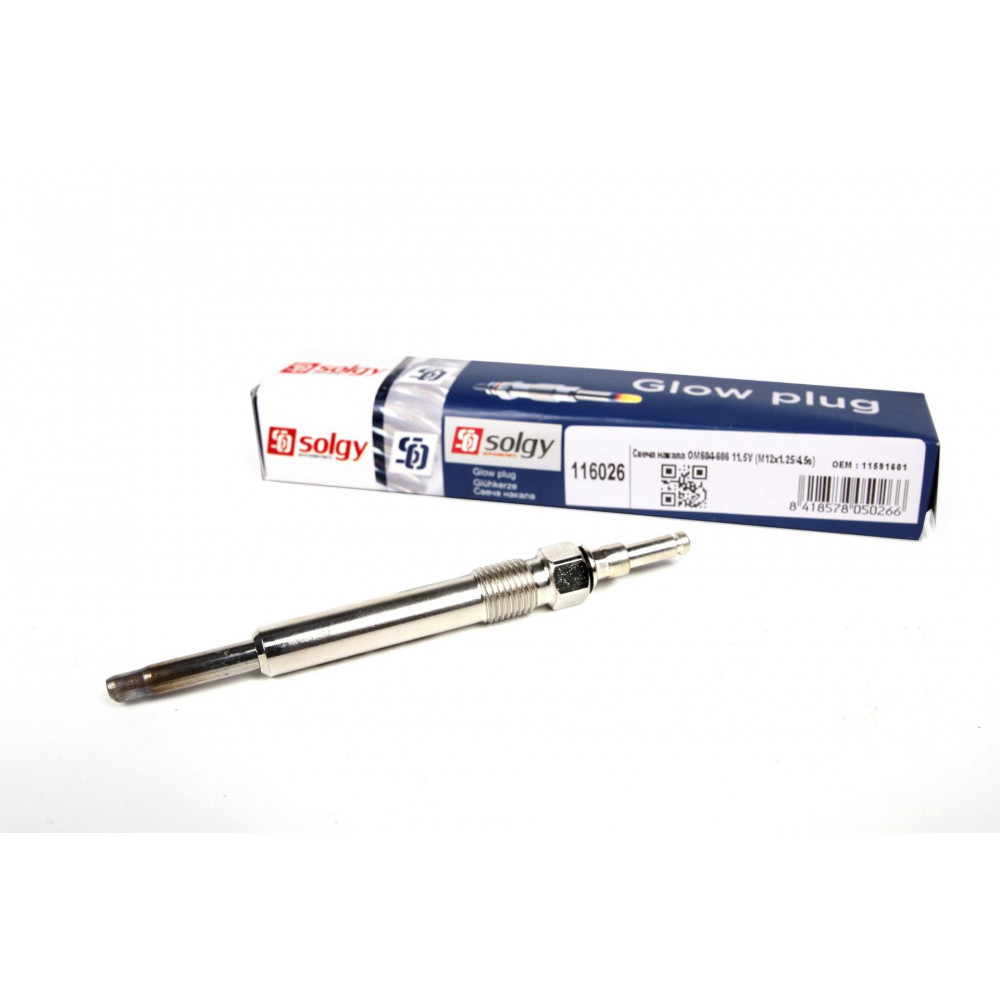 Свічка розжарювання MB OM604-606 (11.5V) (M12x1.25/4.5s)