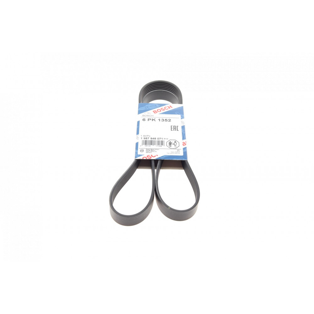 Ремінь генератора Peugeot Bipper/Expert/Partner 1.4/1.6HDI 07-/Ford Focus/Mondeo 2.0 18- (6PK1352)