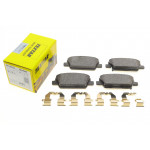 Колодки гальмівні (задні) Hyundai Santa Fe 18- (110.9x46.5x16) Q+ 