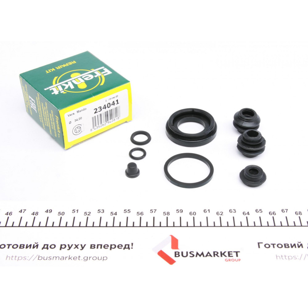 Ремкомплект супорта (заднього) Hyundai Solaris/KIA Rio 11- (d=34mm) (Mando)