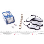 Колодки гальмівні (передні) Ford Transit V347 06- (FWD) (Bosch) Q+ (з датчиком) 