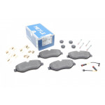 Колодки гальмівні (передні) MB Sprinter (906) /Vito (W639) (Brembo) (Platinum) 