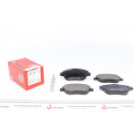 Колодки гальмівні (передні) Citroen C4 04-11/Peugeot 207/307 02-13 (Bendix-Bosch) 