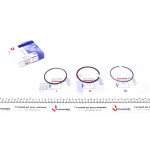 Кільця поршневі MB E-class (W212)/A-class (W176) 1.6-2.0 08- (83.00mm/STD) (1.2-1.5-2) = 8912830000 