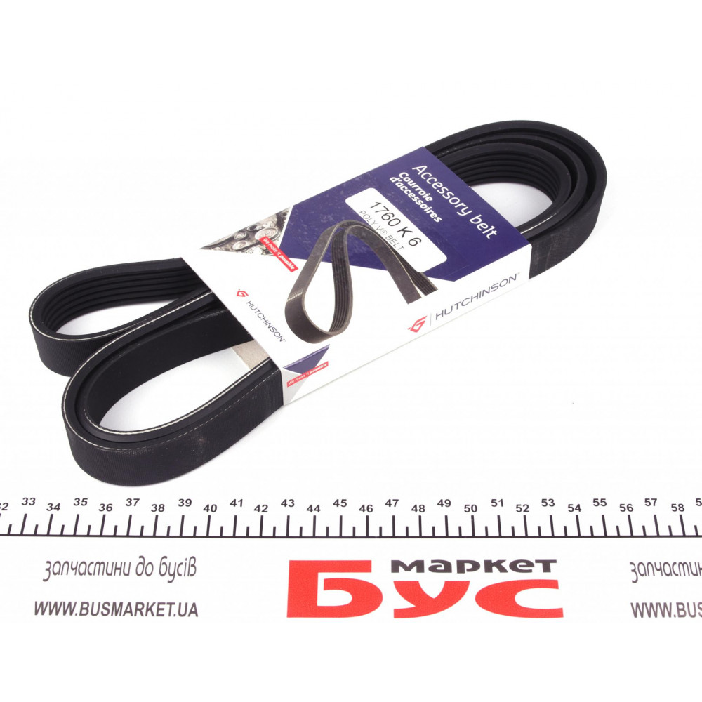 Ремінь генератора MB W202/203/VW/Audi 2.4/2.8i (6PK1760)