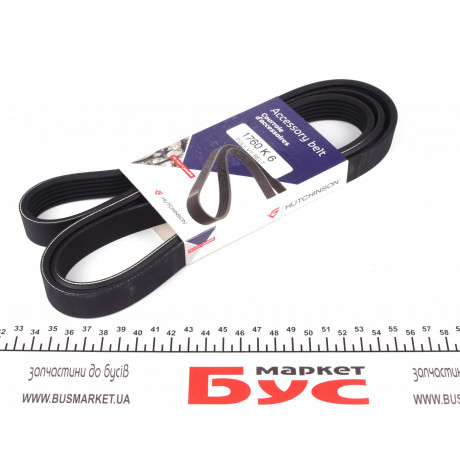 Ремінь генератора MB W202/203/VW/Audi 2.4/2.8i (6PK1760)