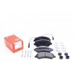 Колодки гальмівні (передні) Citroen Jumper/Fiat Ducato/Peugeot Boxer 06- R16(з датч) (з аксусуар.) 