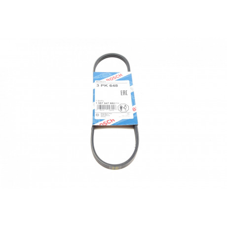 Ремень генератора Ford Fiesta/Escort 1.8D 88-95/Mondeo 2.5-3.0 V6 24V 00-07 (3PK648)
