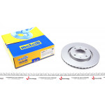 Диск гальмівний (передній) Citroen C2/C3/C4/Berlingo/Peugeot 206/Partner 96- (266x22) (з покр) (вент) 