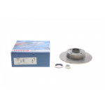 Диск гальмівний (задній) Renault Megane II 03- (240х8) (+ABS) (з підшипником) 