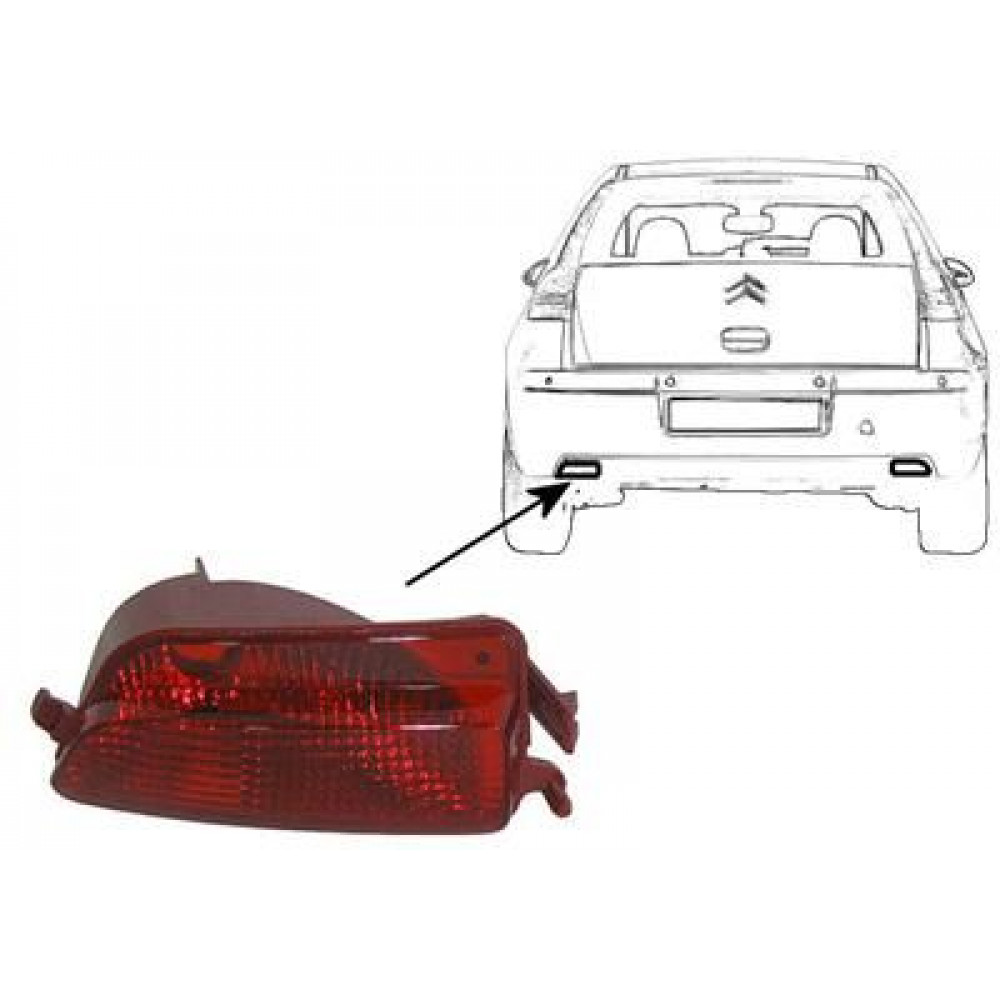 Ліхтар задній протитуманний Citroen C4 I 04-11 (L)