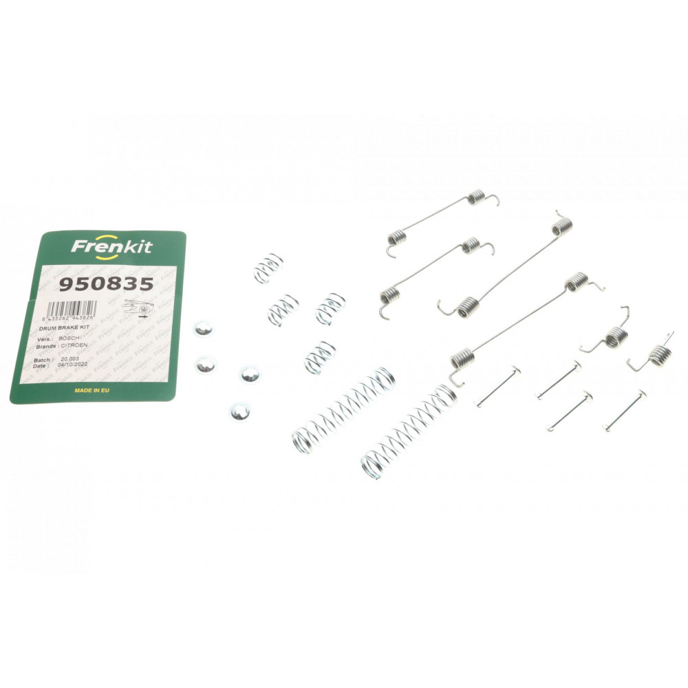 Комплект пружинок колодок ручника Citroen C2/C3/C4/Peugeot 208/301 02- (203x38) (Bosch)