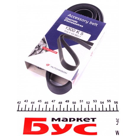 Ремінь генератора VW Passat B5/Audi A4/A6 1.6/1.8 95- (5PK1300)