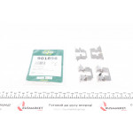 Планка супорта (заднього) прижимна (к-кт) Mazda 6 2.0-2.5/2.2D/Citroen C4 1.6-1.8HDI 12- (Akebono) 