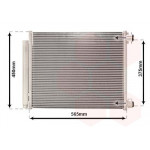 Радіатор кондиціонера Renault Megane IV/ Scenic IV 15- 