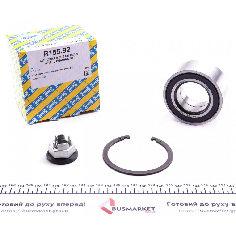 Підшипник маточини (передньої) Renault Megane III/Scenic III 09- (45x83x39) (+ABS)