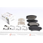 Колодки гальмівні (передні) Opel Astra J 12-/Insignia 08- 