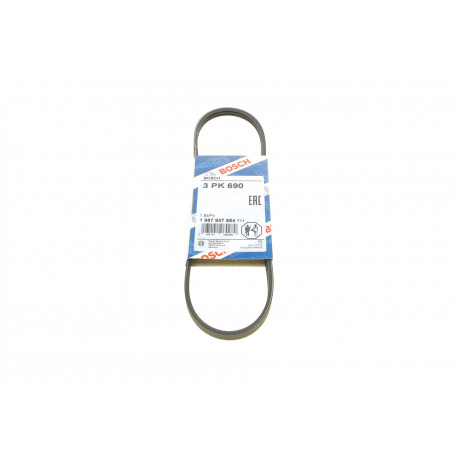 Ремень генератора Fiat Fiorino 1.7D/ Opel Vectra 1.8-2.0i 86-01 (3PK690)