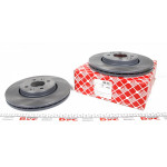 Диск гальмівний (передній) Renault Kangoo 1.9 dCI 97- 4x4 (280x24) 