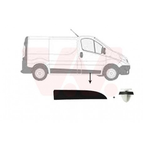 Накладка дверей (передніх/R) Opel Vivaro/Renault Trafic 14-