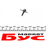 Кріплення захисту двигуна пластикової (4.8x19mm/DIN 7976) 