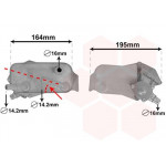 Радіатор масляний АКПП BMW 3 (E90) (N52/N53)/X1 (E84) (N20/N52) 04-13 (теплообмінник) 