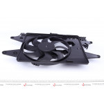 Вентилятор радіатора Fiat Doblo 1.4/1.6 01- (з дифузором) 