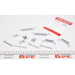 Комплект пружинок колодок ручника Iveco II 99- (172x41) 