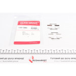 Планка супорта (заднього) прижимна (к-кт) VW Golf III/IV/Seat Toledo 91- (Lucas) 