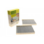 Фільтр салону MB S-class (W221/C216) 05- (вугільний/антибактеріальний) (к-кт 2шт.) 