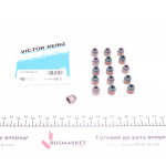 Сальник клапана (впуск/випуск) Mitsubishi Lancer VII 1.3/1.6 03- (5.5x9.2x7/11.5) (к-кт 16шт.) 