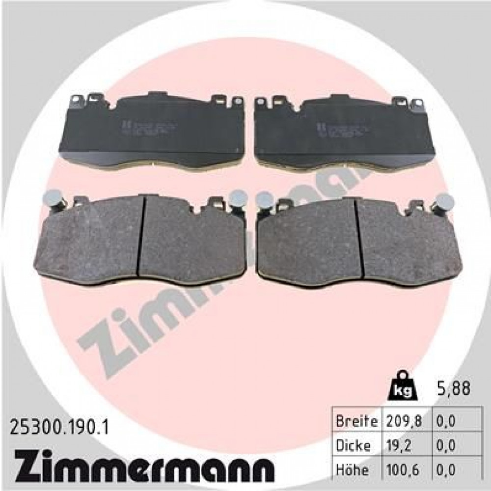 Колодки гальмівні (передні) BMW X5 (F15/F85)/X6 (F16/F86) 4.4 14-18 (Brembo) (з датчиком)