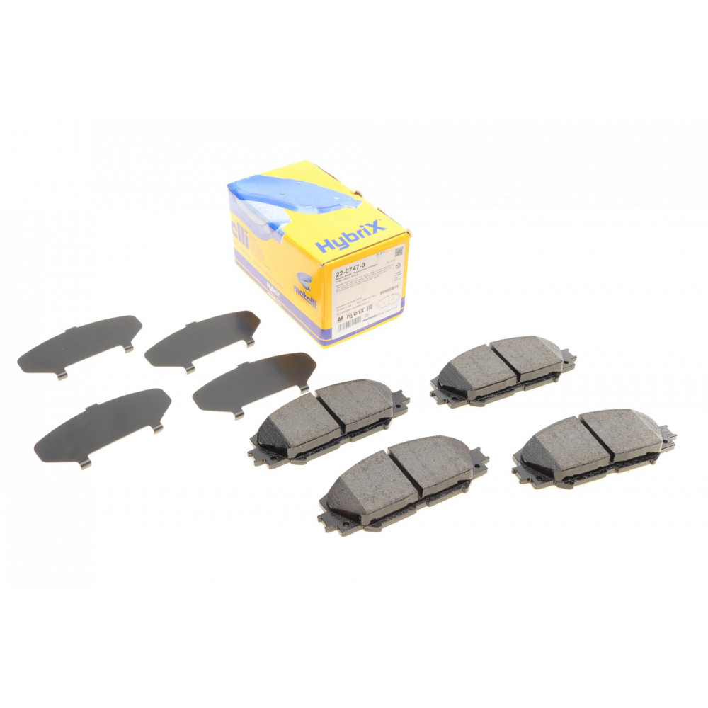 Колодки гальмівні (передні) Toyota Corolla 01-18/Auris 07-12/Rav4 III 05-/Yaris/Prius+ 12-