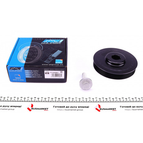 Шків колінвалу Citroen Berlingo/Fiat Scudo/Peugeot Expert/Partner 1.9D/2.0HDi (6PK) (к-кт з болтом)