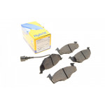 Колодки гальмівні (передні) Skoda Fabia 99-14/Roomster 07-15/VW Polo III 01-12 (+датчик) 