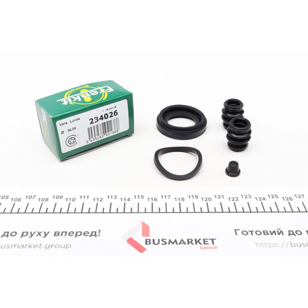 Ремкомплект супорта (заднього) Renault Megane 01- (d=34mm) (Lucas/TRW)