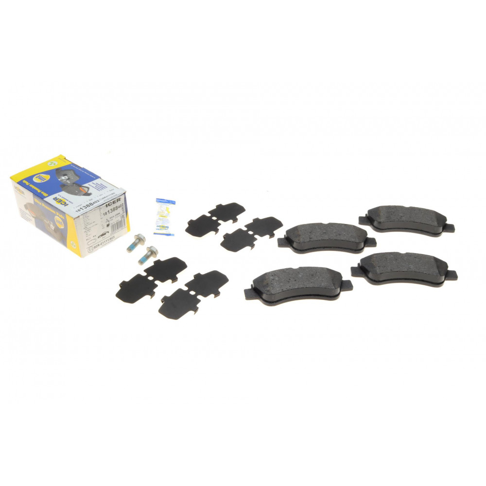 Колодки гальмівні (передні) Citroen Berlingo/C2/C3/C4/Peugeot 206/207/208/307 96-/Opel Corsa F 19-