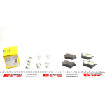 Колодки гальмівні (задні) Peugeot 407 1.6-2.0 HDI 04- (Lucas) 