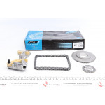 Комплект ланцюга насосу масляного Audi A4/A6 2.0 TDI 04- (ланцюг, натяжник, шестерня) z=60 