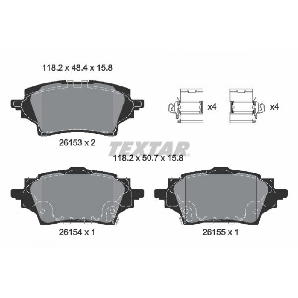 Колодки гальмівні (задні) Suzuki Swace/Toyota C-HR/ Corolla 19- (TRW) Q+