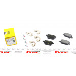 Колодки гальмівні (задні) Land Rover Freelander 2.2/3.2TD 06- (TRW) Q+ 