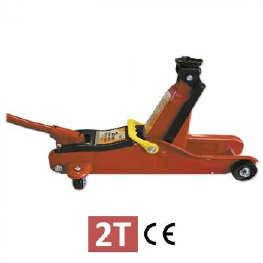 Домкрат гідравлічний (підкатний) (min-85mm/max-330mm) (для авто з низким кліренсом) (2 тонн)