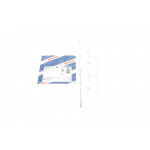 Планка супорта (заднього) прижимна (к-кт) Toyota Prius 00-09  